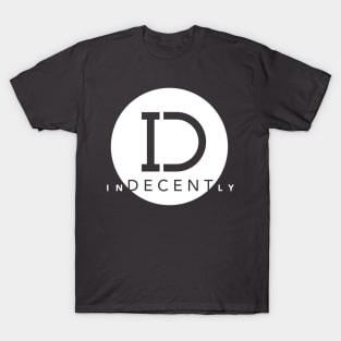 Indecently Decent Logo White T-Shirt